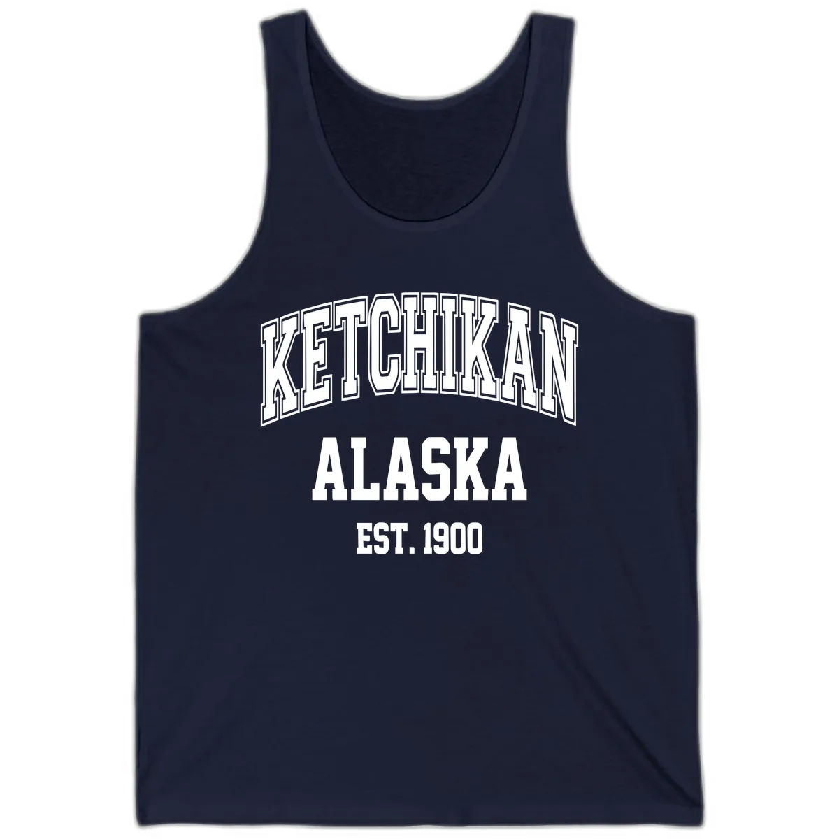 Ketchikan Alaska Est 1900 Tank in Navy