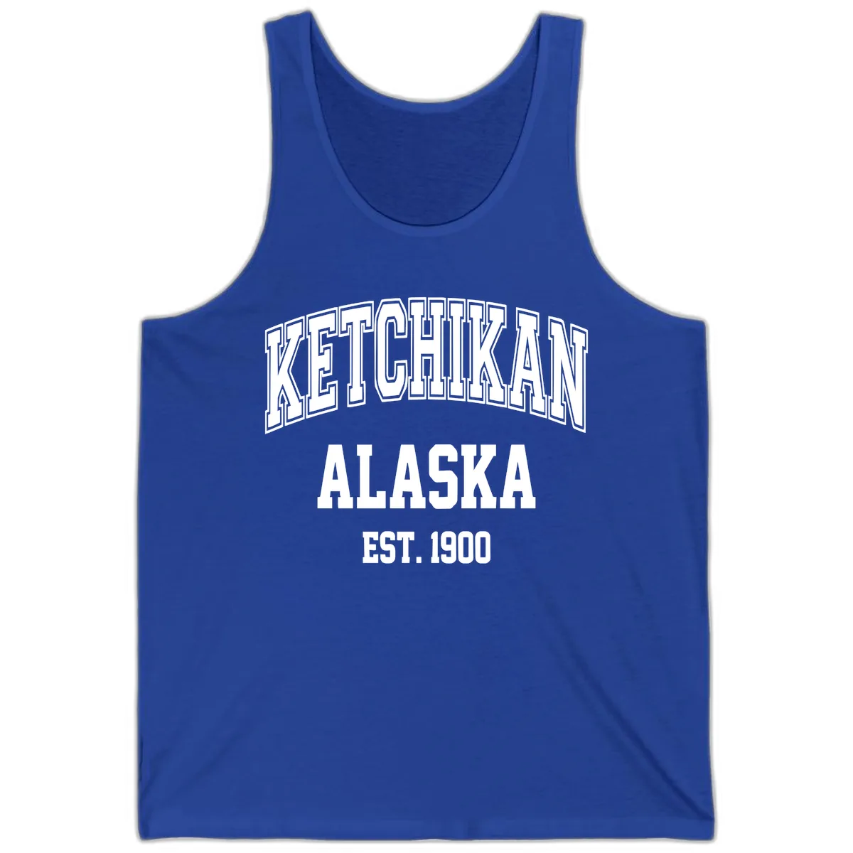 Ketchikan Alaska Est 1900 Tank in True Royal