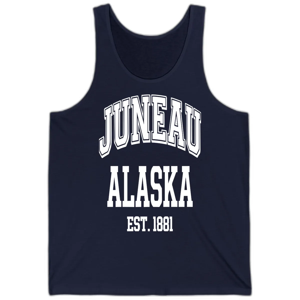 Juneau At Alaska Est 1881 Tank in Navy