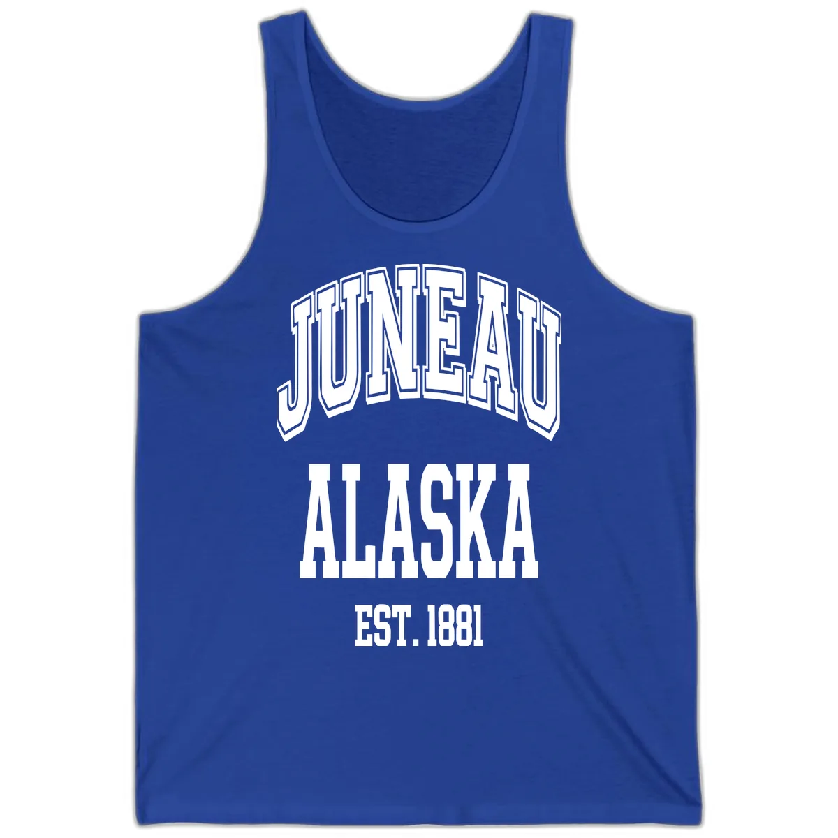 Juneau At Alaska Est 1881 Tank in True Royal