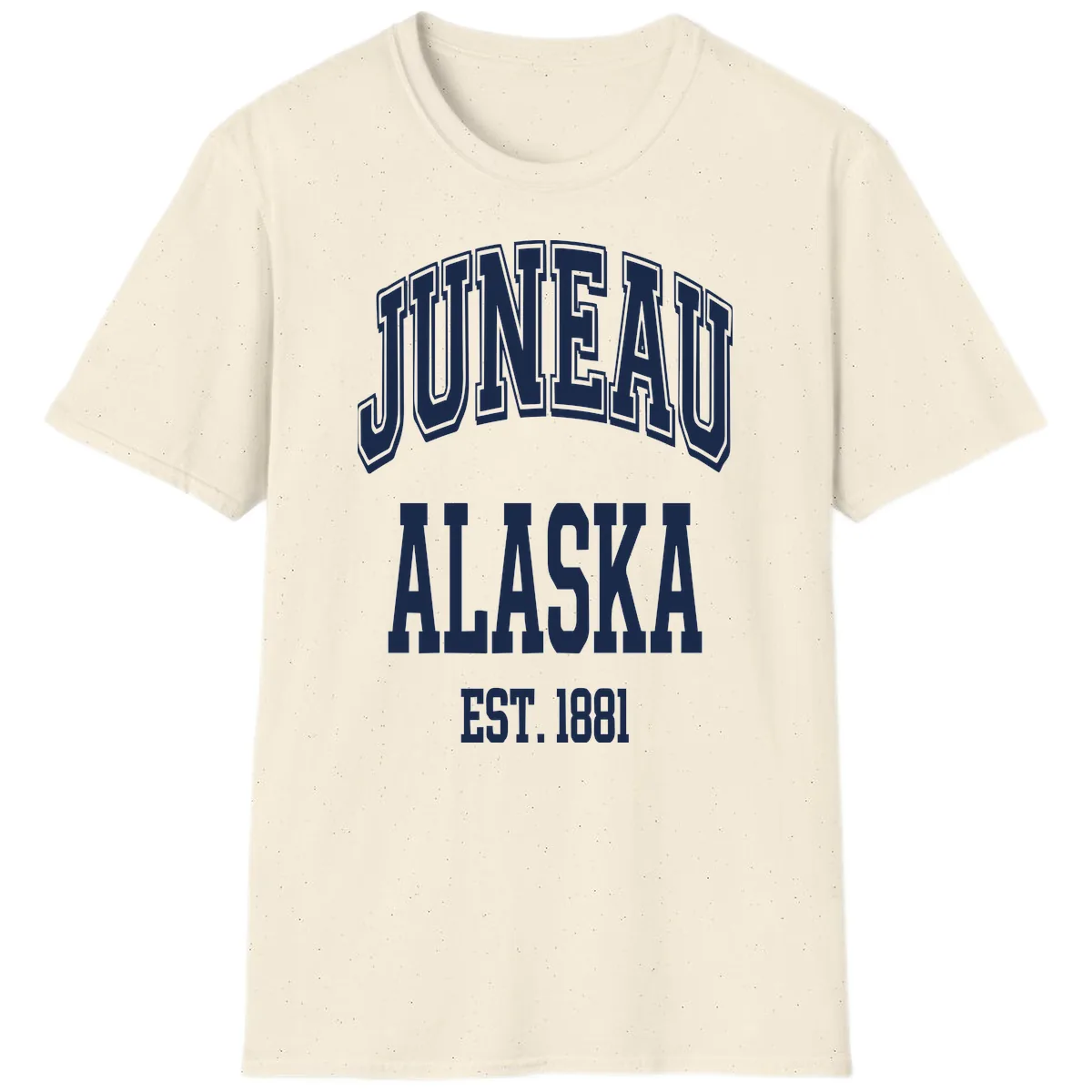 Juneau At Alaska Est 1881 T-Shirt in Natural