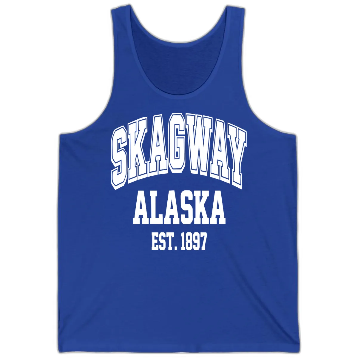 Skagway Alaska Established 1897 Tank in True Royal