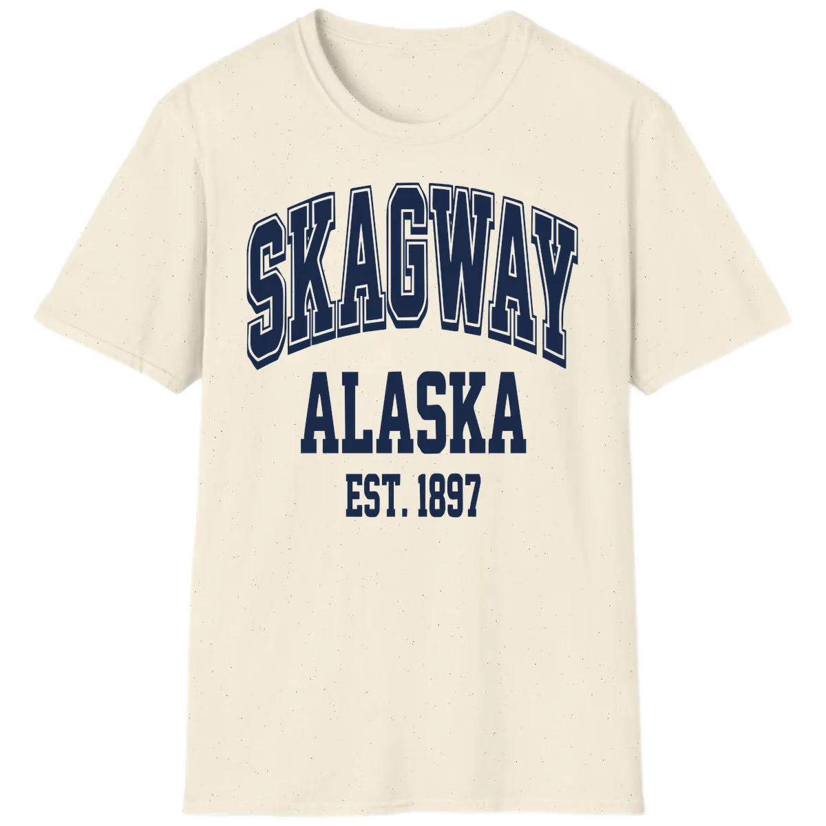 Skagway Alaska Established 1897 T-Shirt in Natural