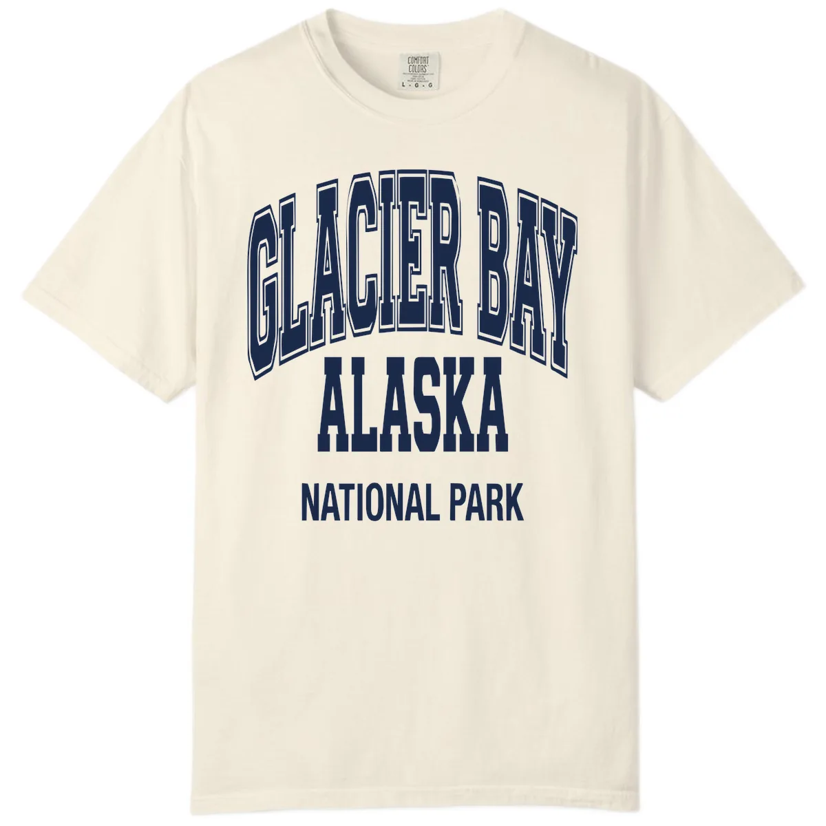 Glacier Bay Alaska National Park Comfort Color in Ivory