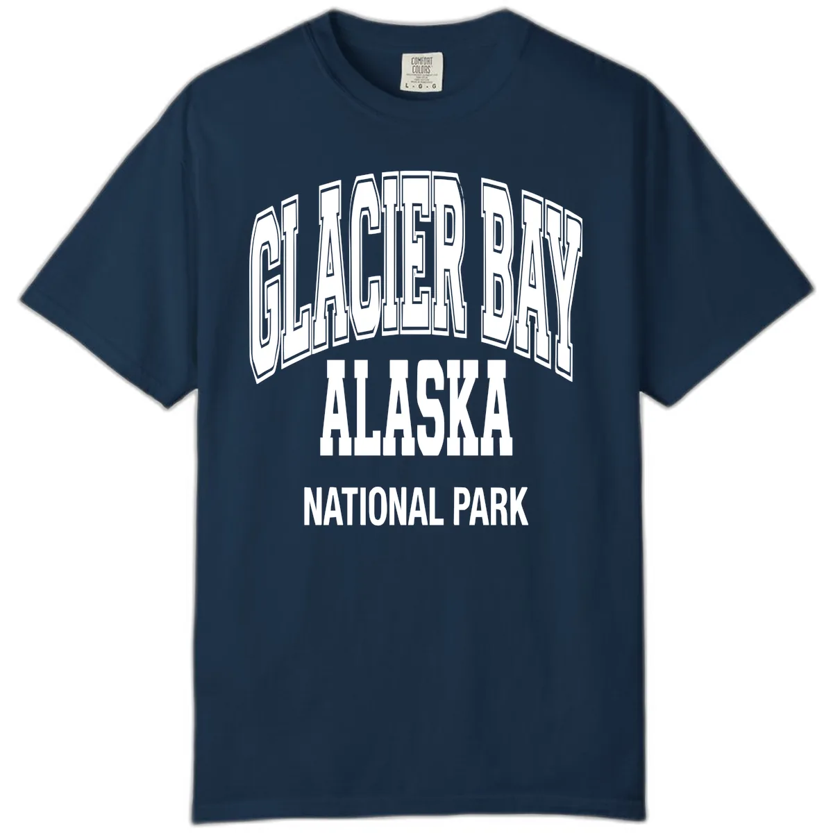 Glacier Bay Alaska National Park Comfort Color in True Navy