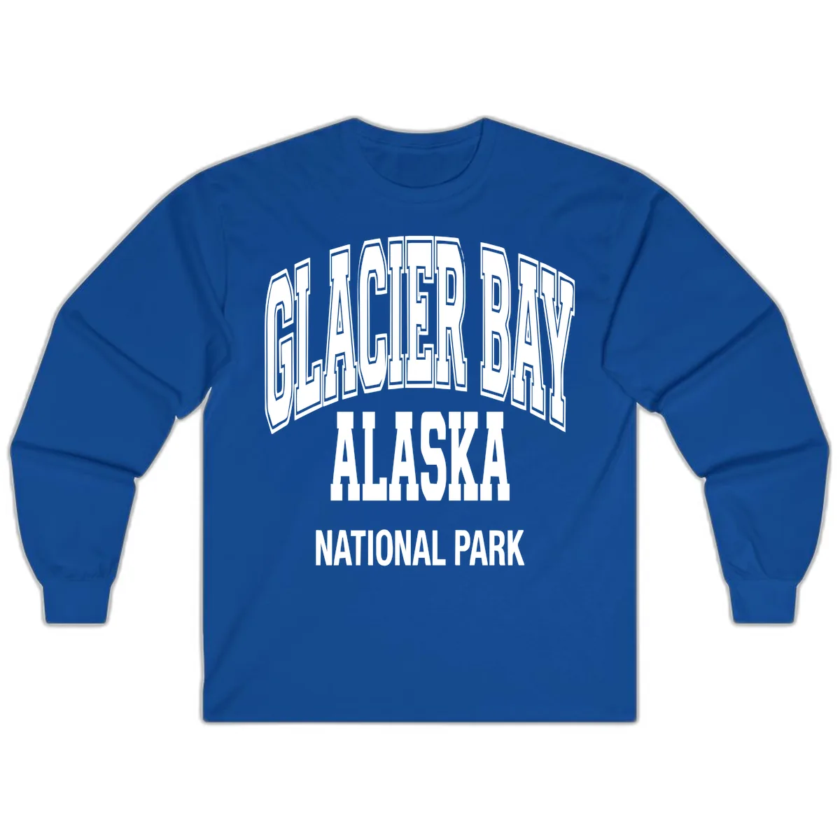 Glacier Bay Alaska National Park Long Sleeve in Royal