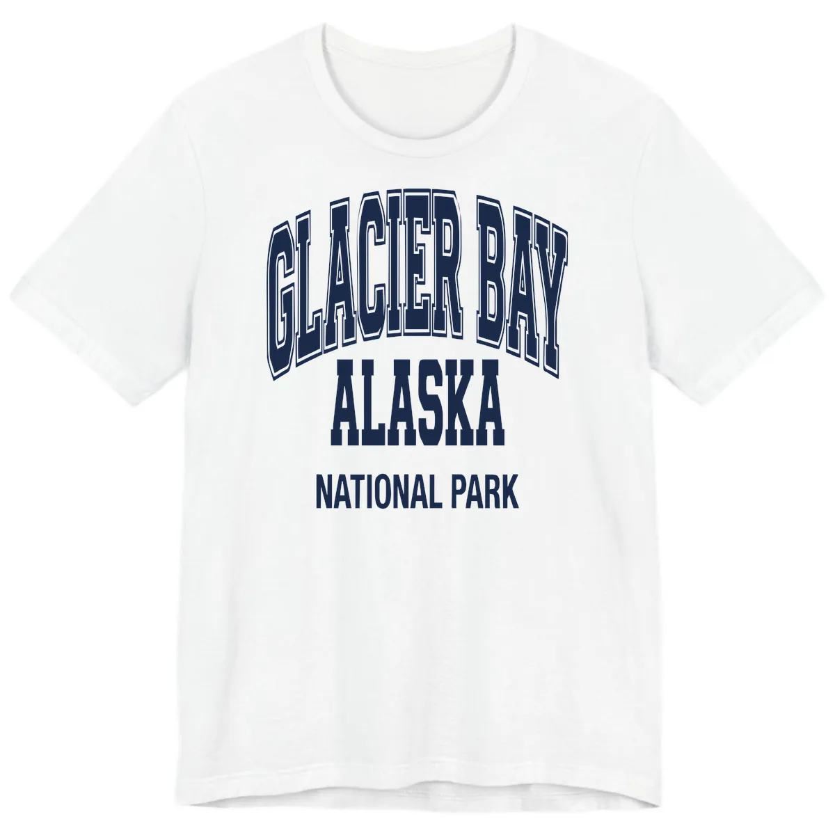 Glacier Bay Alaska National Park Premium T-Shirt in White