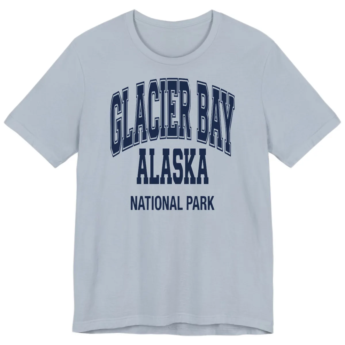 Glacier Bay Alaska National Park Premium T-Shirt in Light Blue
