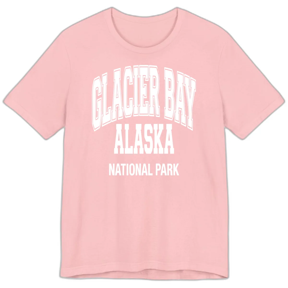 Glacier Bay Alaska National Park Premium T-Shirt in Pink