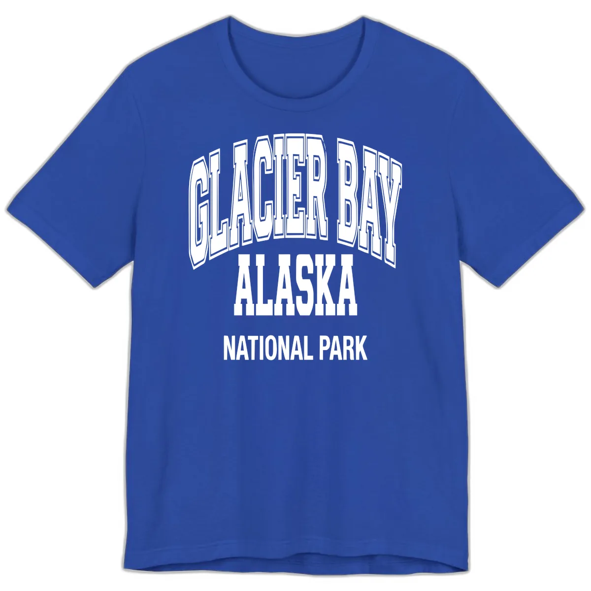 Glacier Bay Alaska National Park Premium T-Shirt in True Royal