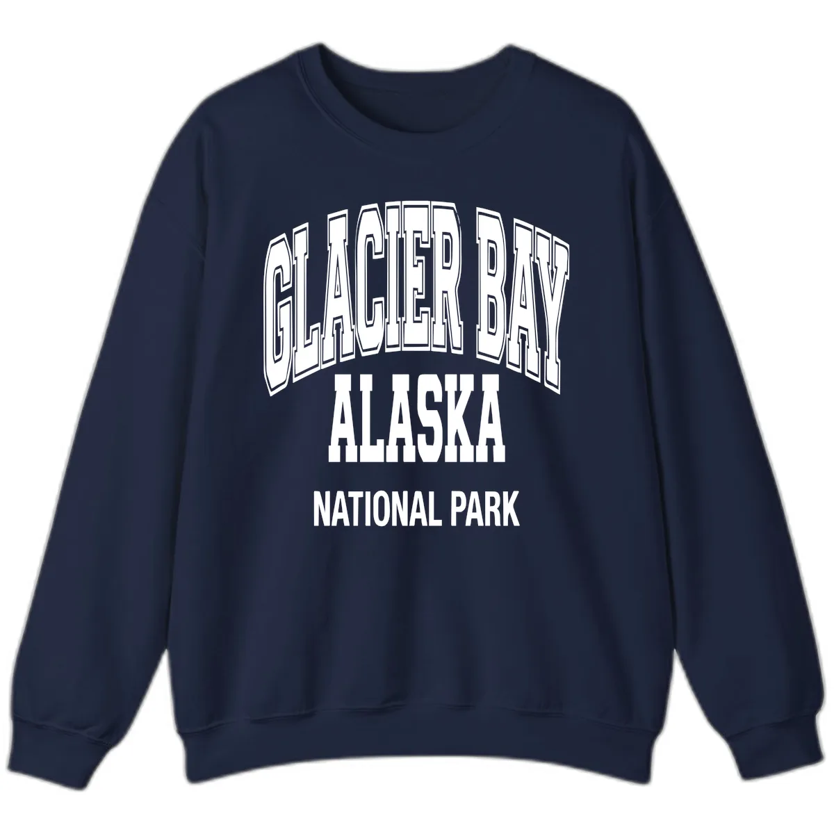 Glacier Bay Alaska National Park Sweatshirt in Navy