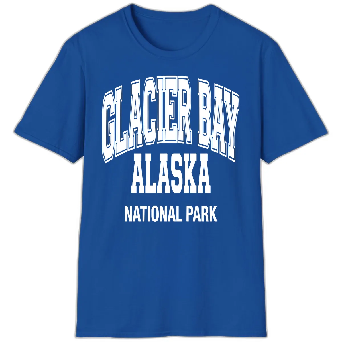Glacier Bay Alaska National Park T-Shirt in Royal