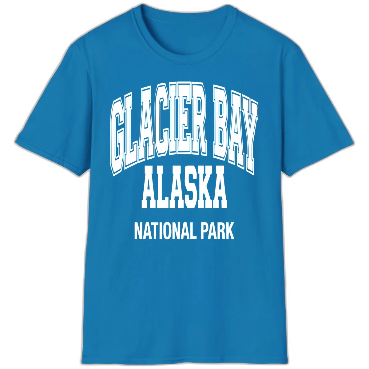 Glacier Bay Alaska National Park T-Shirt in Sapphire