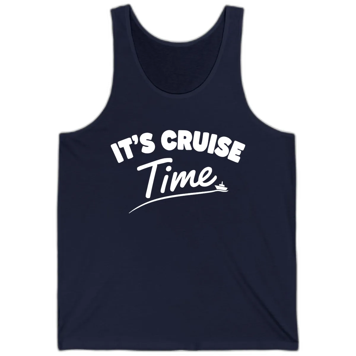 It's Cruise Time Tank in Navy
