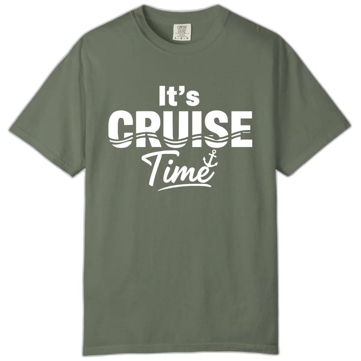 It's Cruise Time Comfort Color in Moss