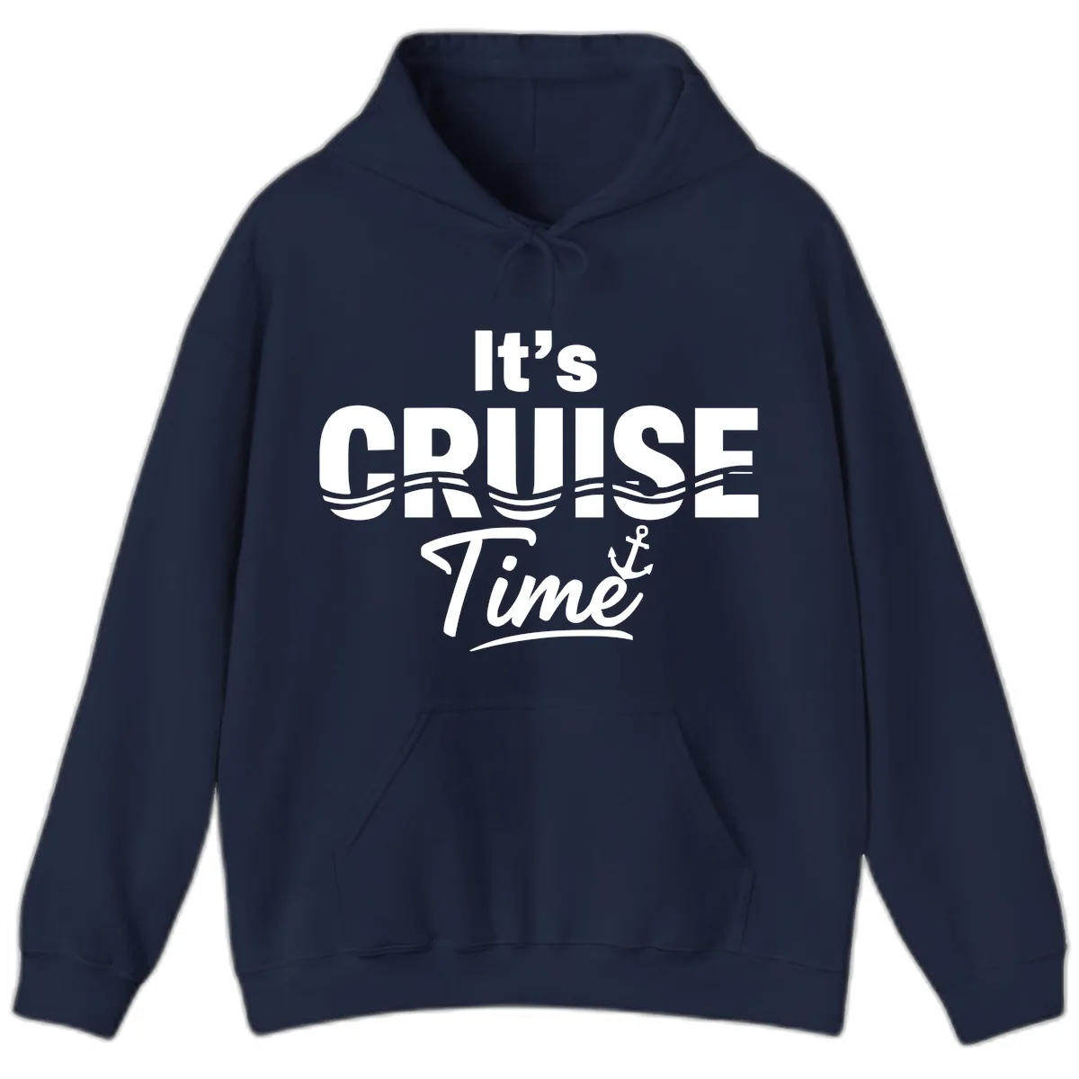 It's Cruise Time Hoodie in Navy