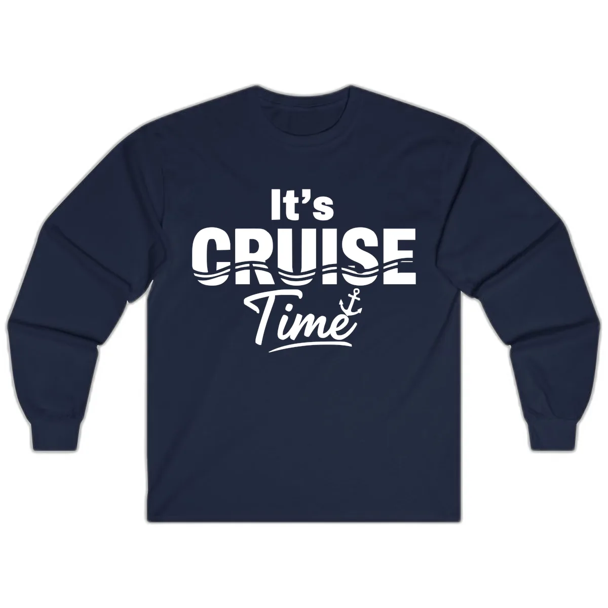 It's Cruise Time Long Sleeve in Navy