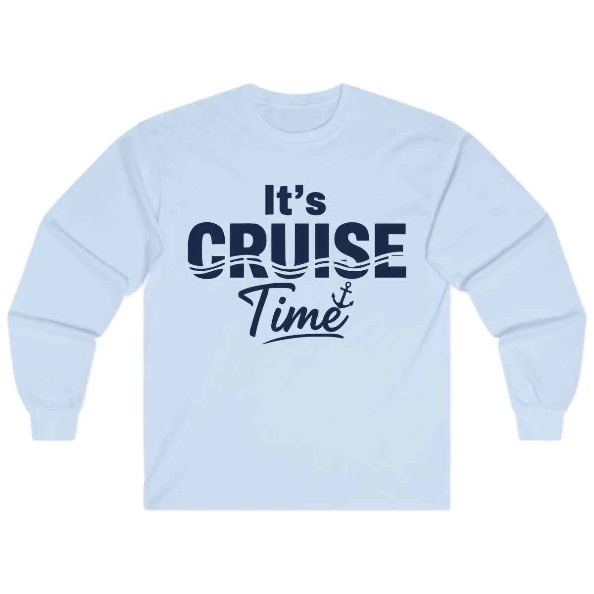 It's Cruise Time Long Sleeve in Light Blue