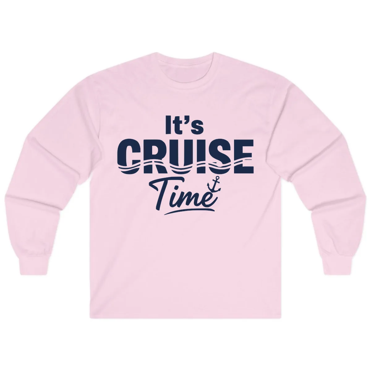 It's Cruise Time Long Sleeve in Light Pink