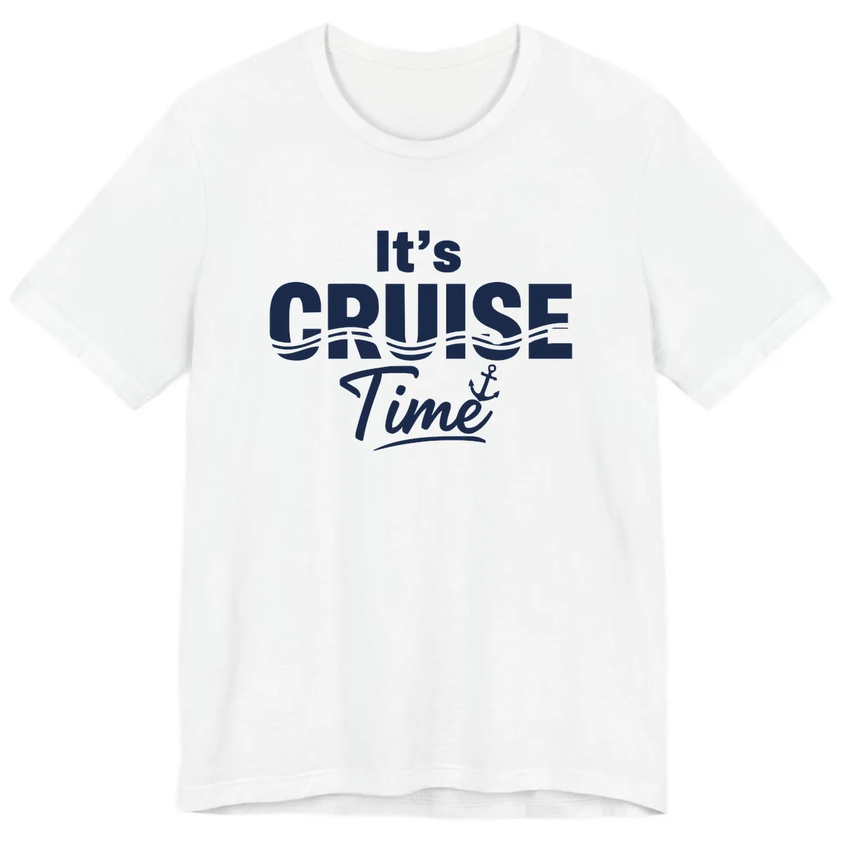 It's Cruise Time Premium T-Shirt in White