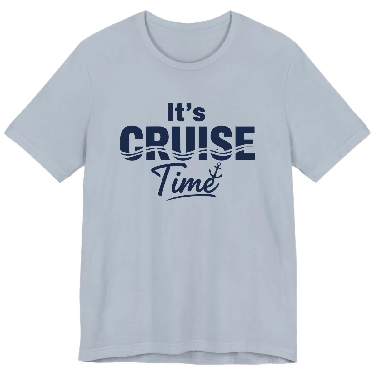 It's Cruise Time Premium T-Shirt in Light Blue