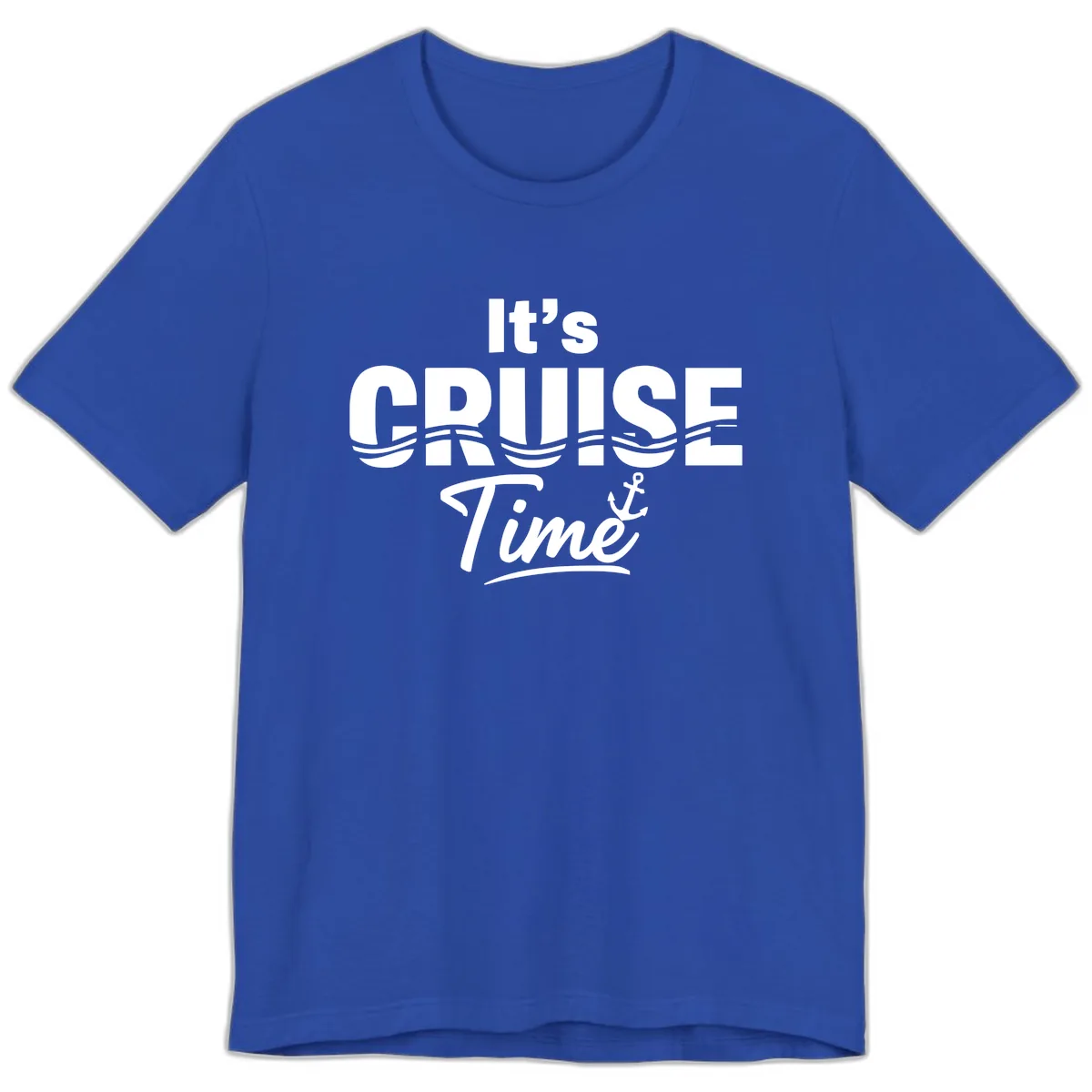 It's Cruise Time Premium T-Shirt in True Royal