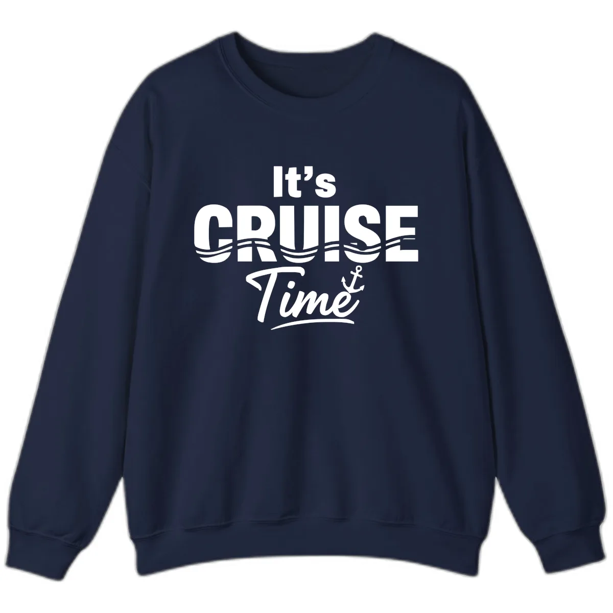 It's Cruise Time Sweatshirt in Navy