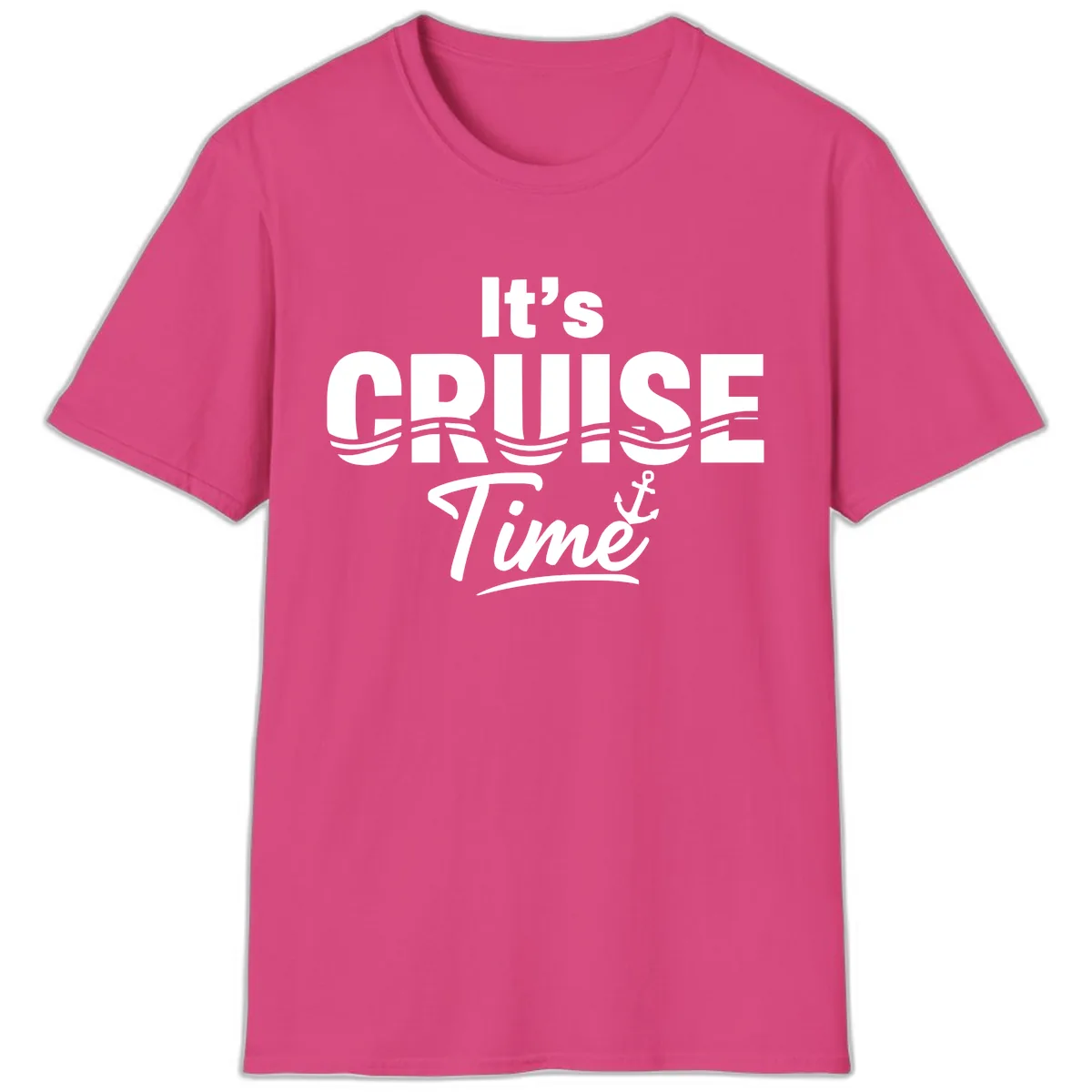 It's Cruise Time T-Shirt in Heliconia