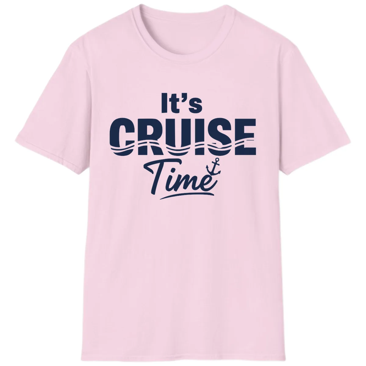 It's Cruise Time T-Shirt in Light Pink