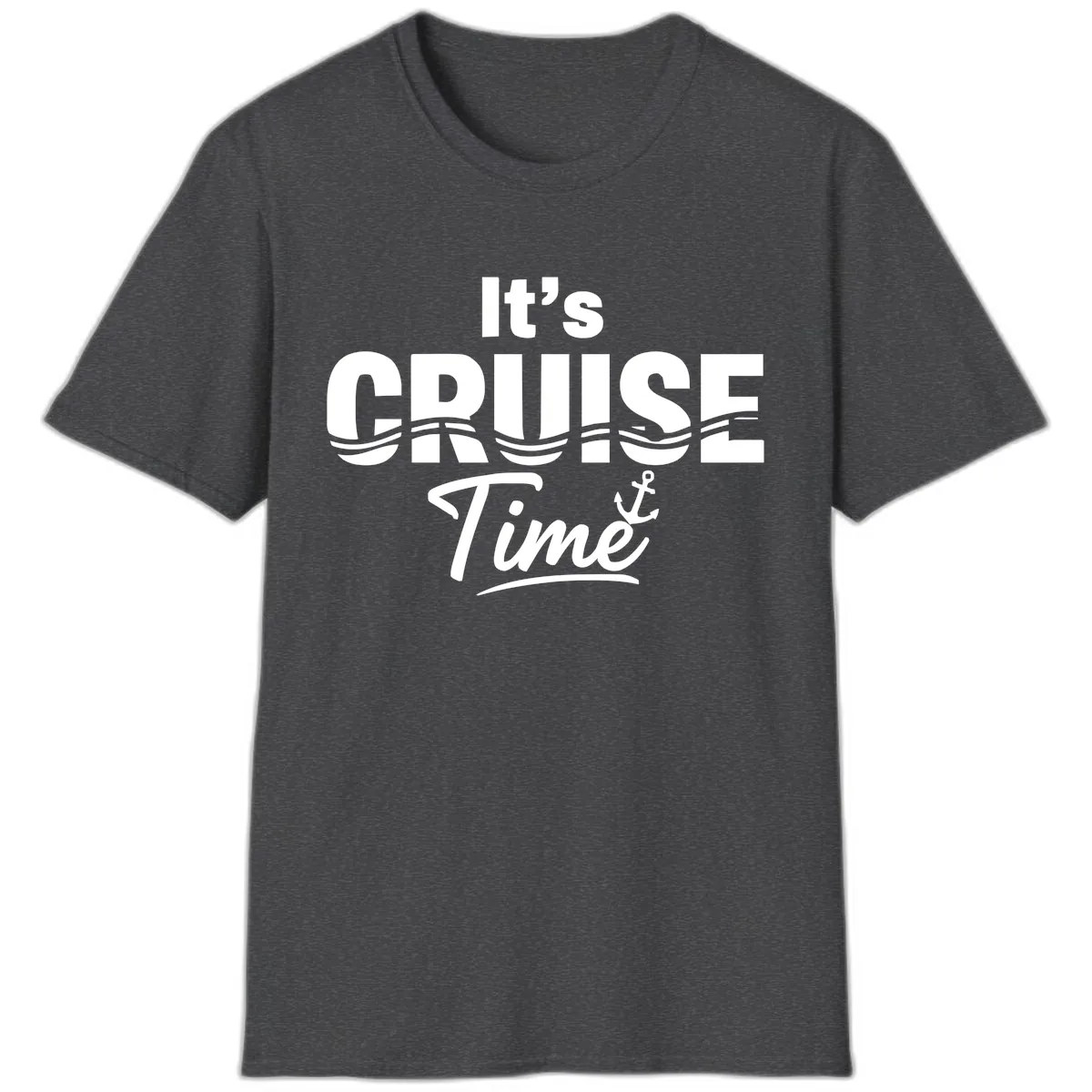 It's Cruise Time T-Shirt in Dark Heather