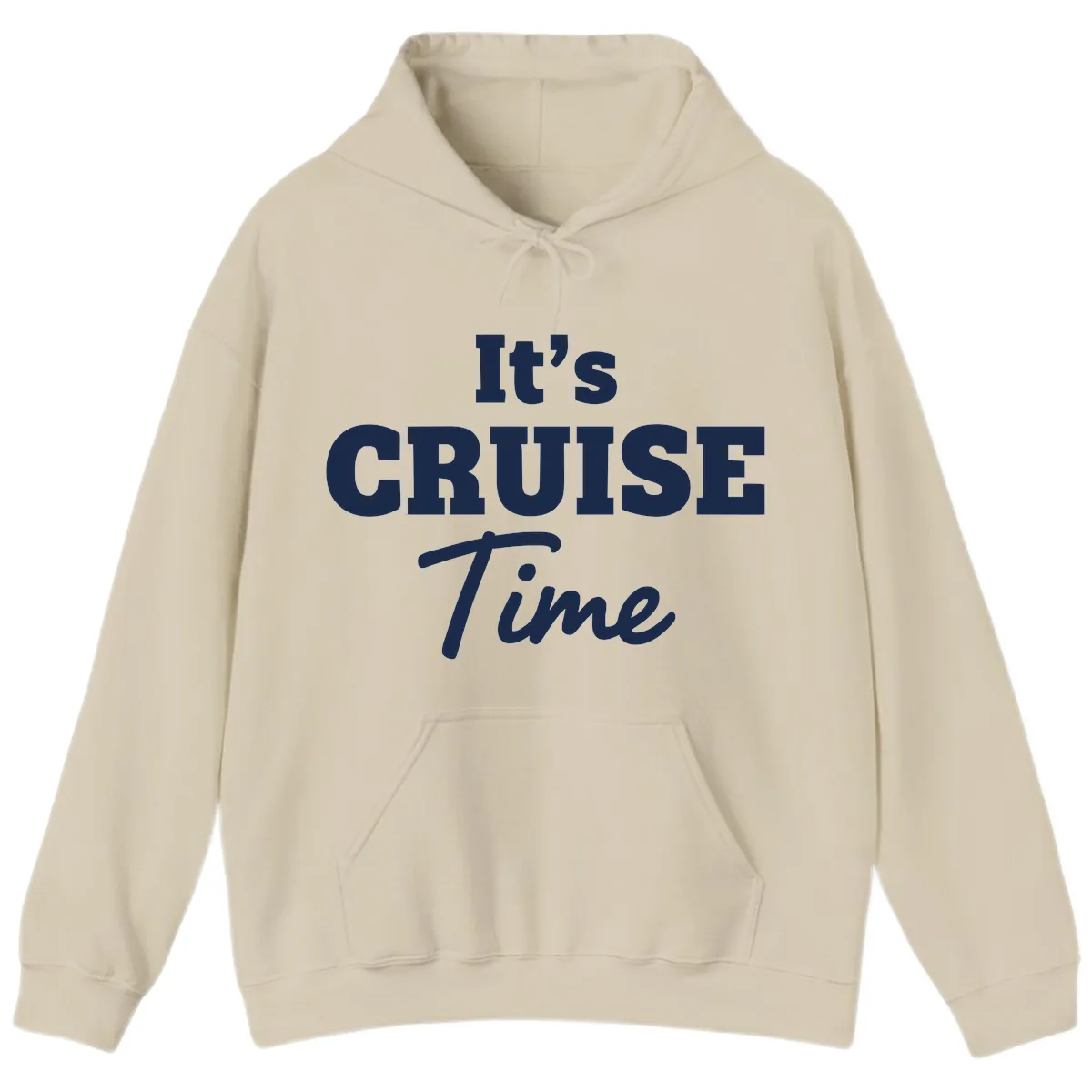It's Cruise Time Hoodie in Sand
