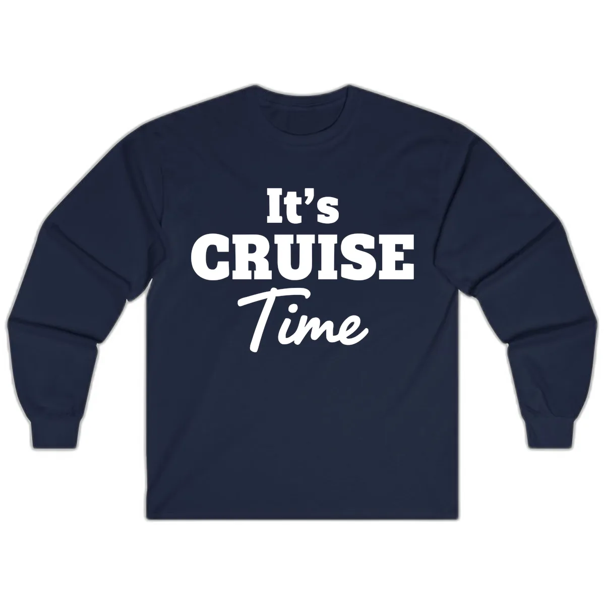 It's Cruise Time Long Sleeve in Navy