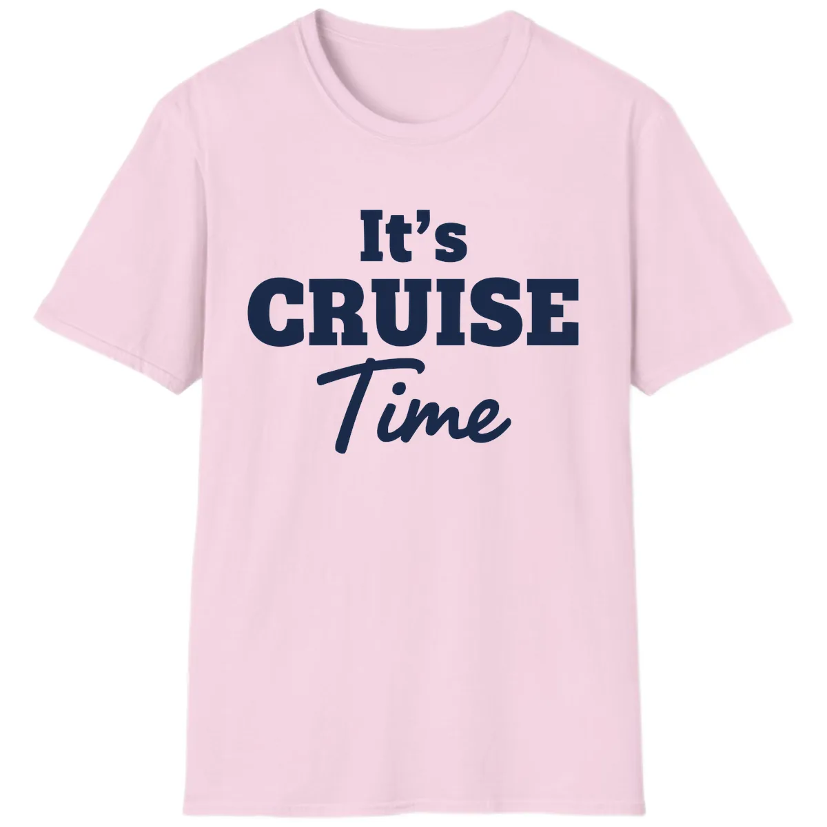 It's Cruise Time T-Shirt in Light Pink