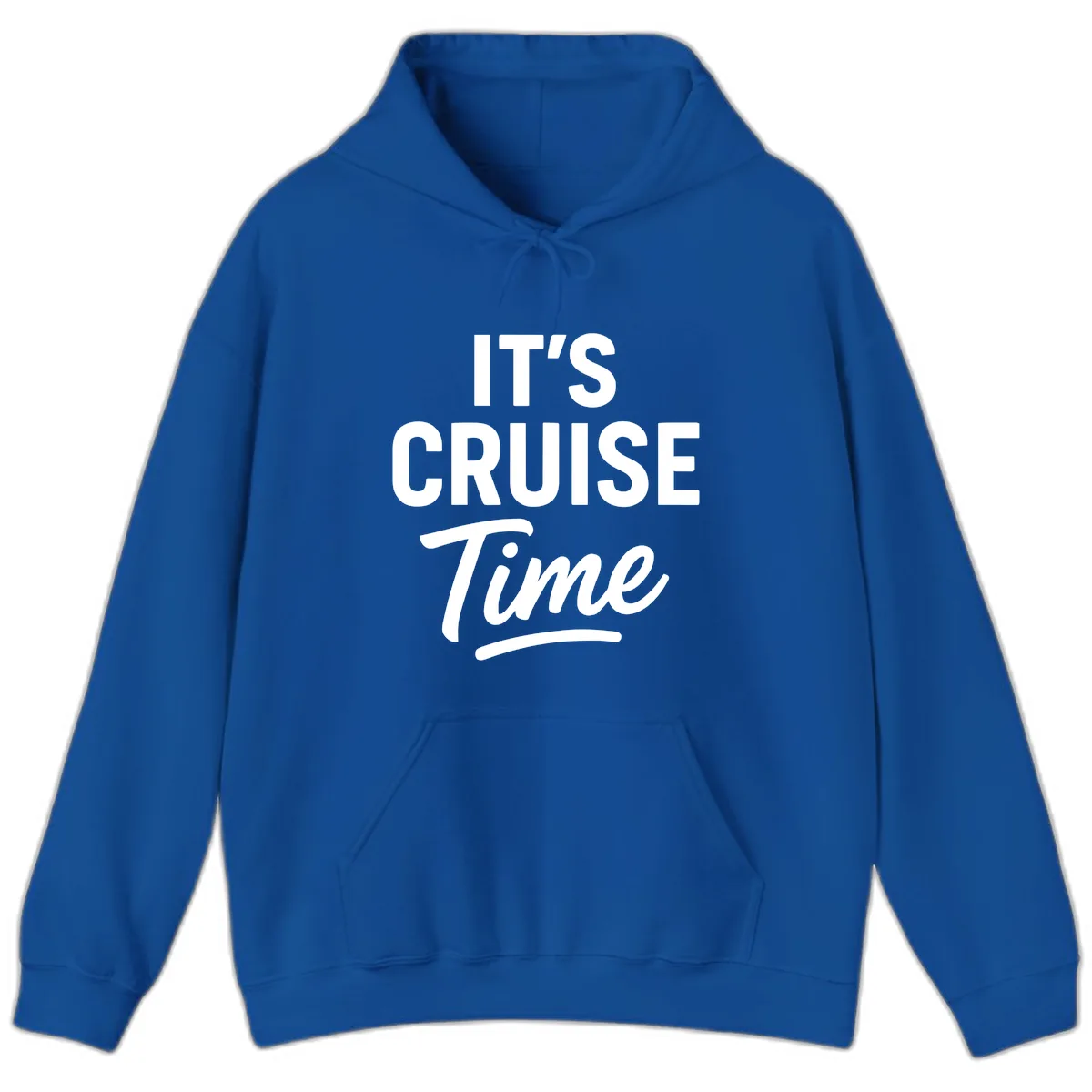 It's Cruise Time Hoodie in Royal