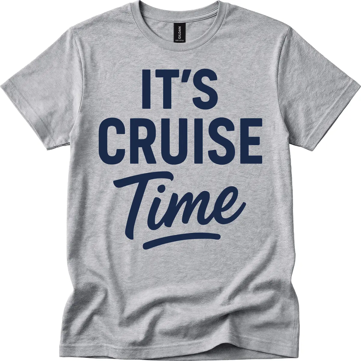 It's Cruise Time T-Shirt in Sport Grey