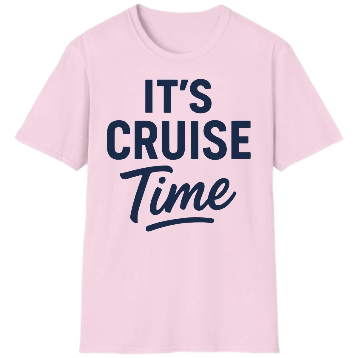 It's Cruise Time T-Shirt in Light Pink