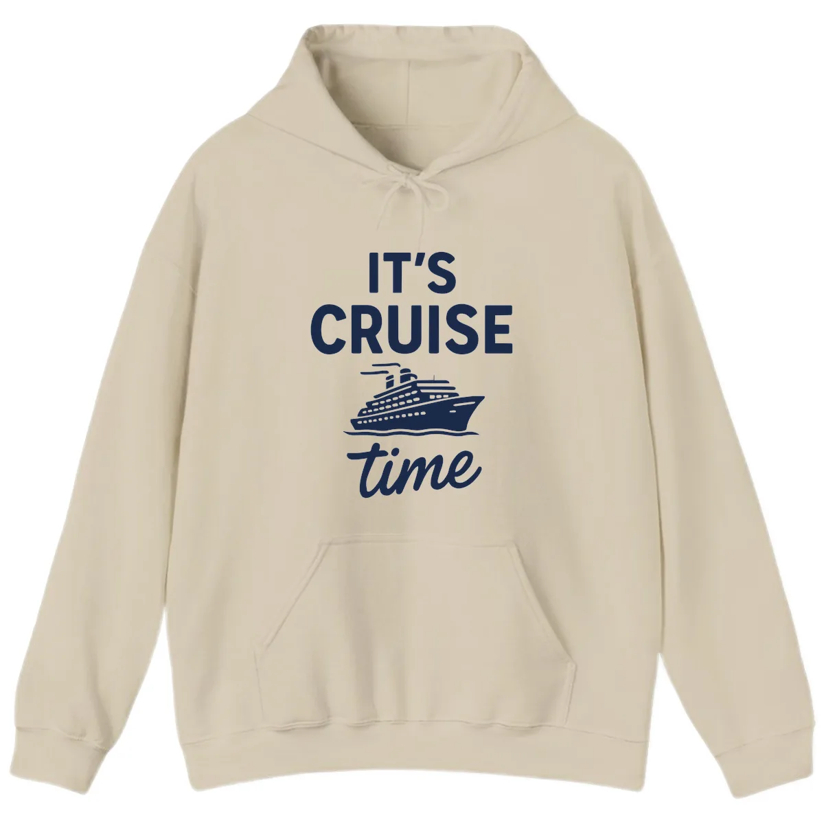 It's Cruise Time Hoodie in Sand