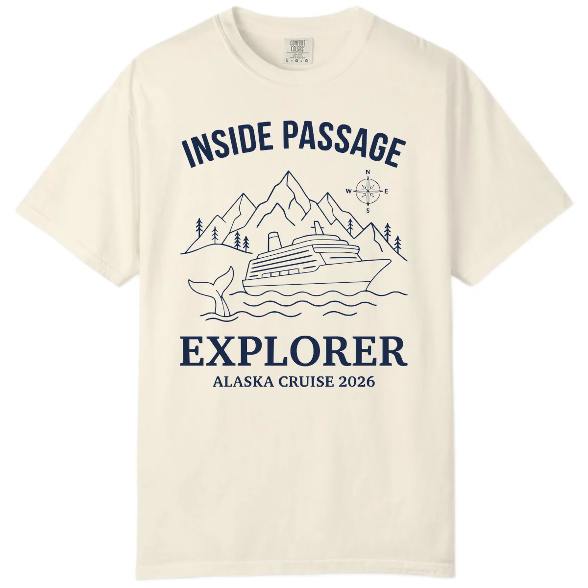 Inside Passage Explorer Alaska Cruise 2026 Comfort Color in Ivory
