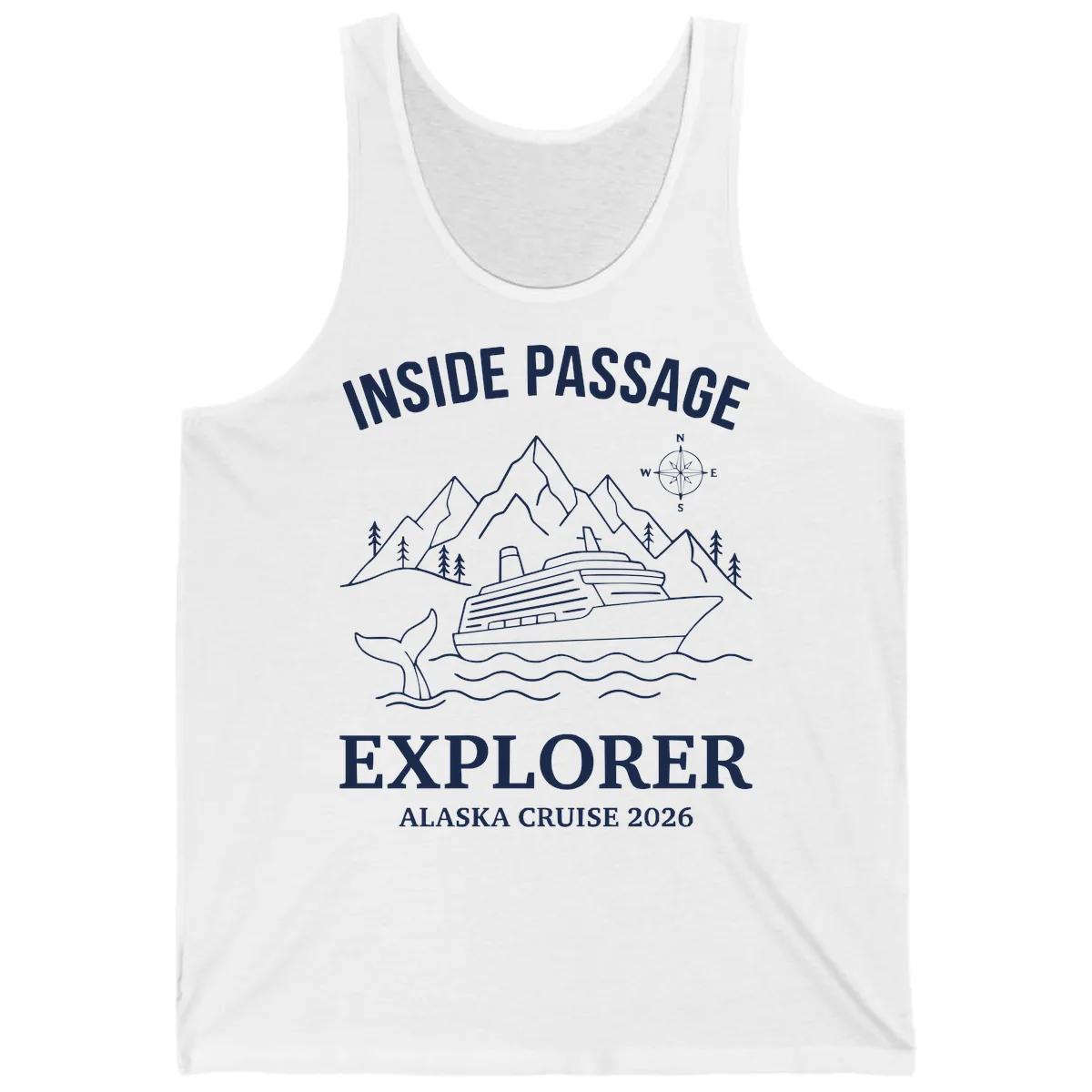 Inside Passage Explorer Alaska Cruise 2026 Tank in White