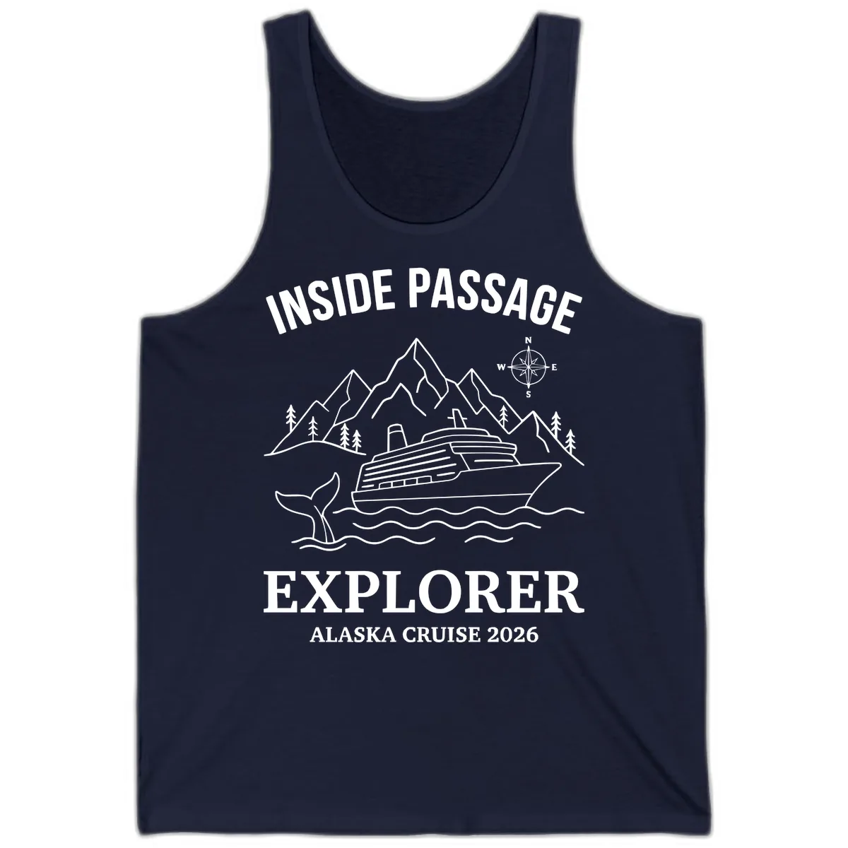 Inside Passage Explorer Alaska Cruise 2026 Tank in Navy