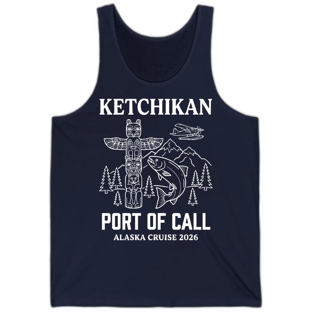 Ketchikan Port Of Call Alaska Cruise Tank in Navy