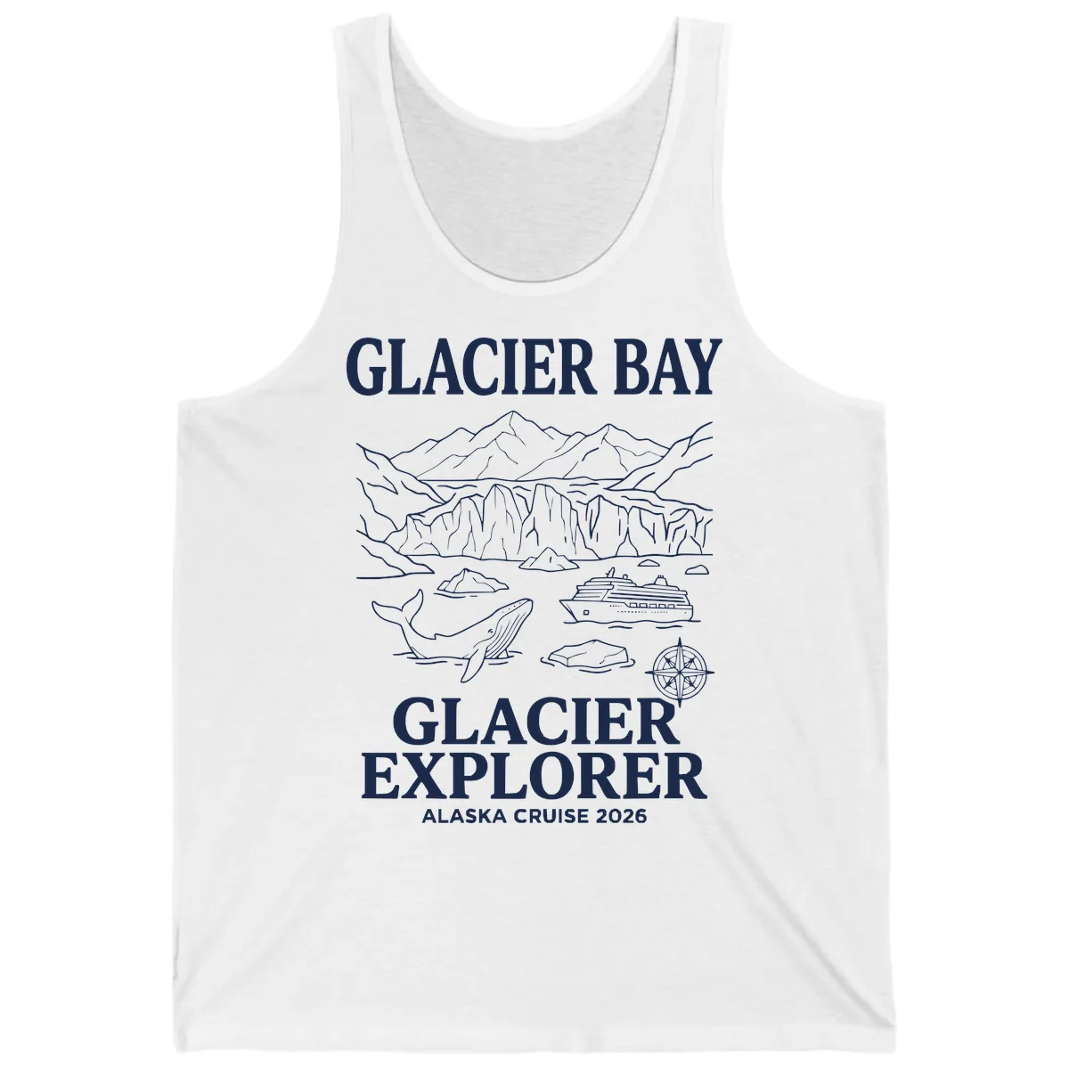 Glacier Bay Explorer Alaska Cruise Tank in White
