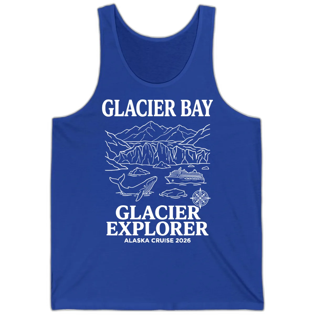 Glacier Bay Explorer Alaska Cruise Tank in True Royal