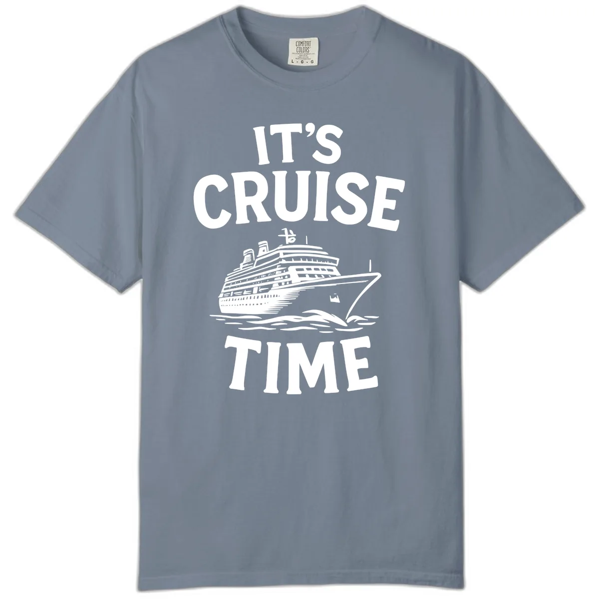 It's Cruise Time Comfort Color in Blue Jean