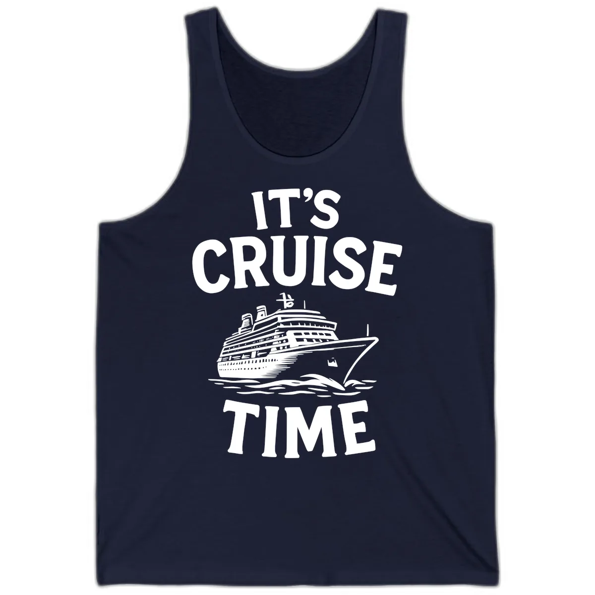 It's Cruise Time Tank in Navy
