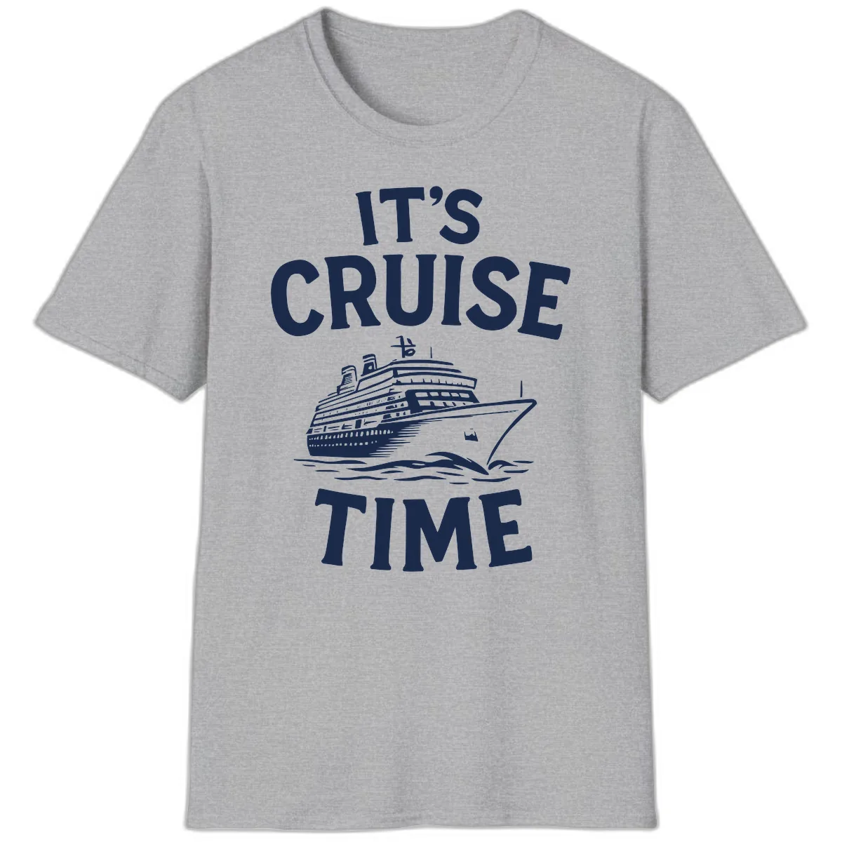 It's Cruise Time T-Shirt in Sport Grey