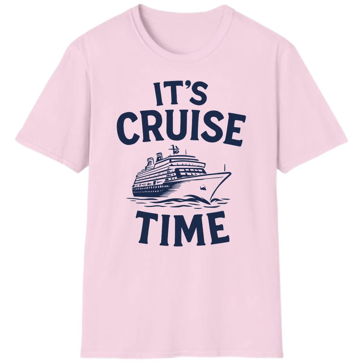 It's Cruise Time T-Shirt in Light Pink