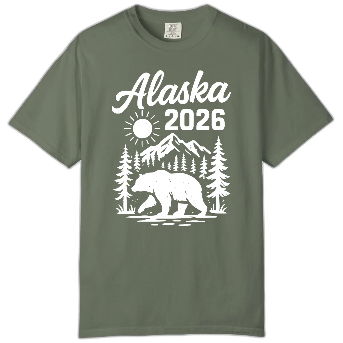 Alaska 2026 Bear Mountain Wilderness Comfort Color in Moss