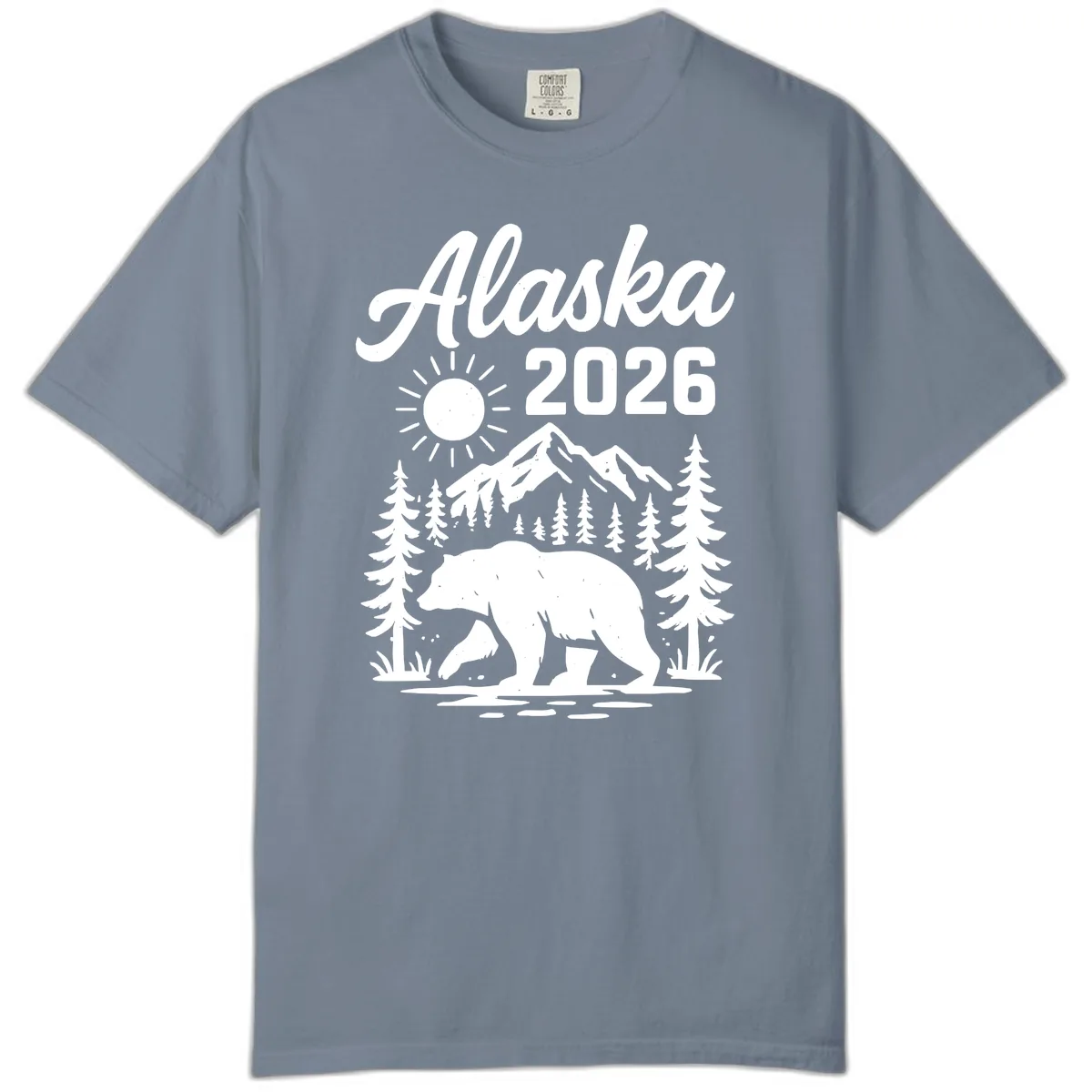 Alaska 2026 Bear Mountain Wilderness Comfort Color in Blue Jean