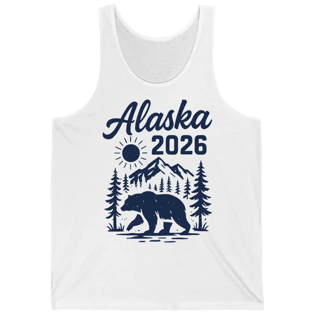 Alaska 2026 Bear Mountain Wilderness Tank in White